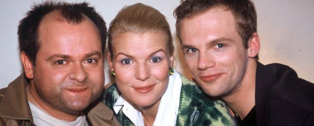 v.l.n.r.: Markus Majowski, Mirja Boes und Ralf Schmitz © Stephen Power Sat.1
