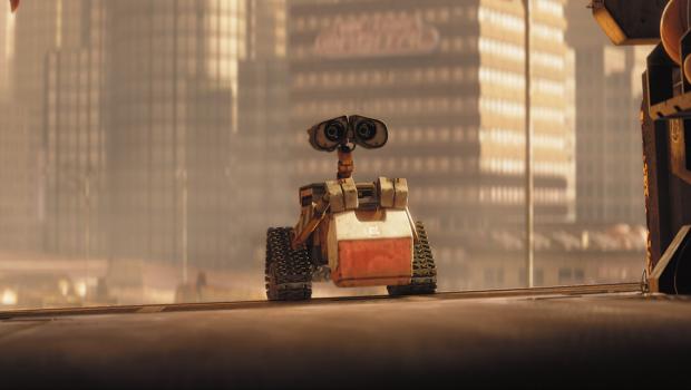 Wall-E - Der Letzte räumt die Erde auf - Wall-E ist der einzige überlebende Haushaltsroboter, der im Jahre 2815 unermüdlich den Müll der Menschen auf der Erde aufräumt. Sein einziger Freund ist eine Kakerlake ... © Touchstone Pictures