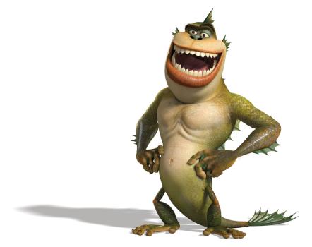 Monsters vs Aliens - Gemeinsam mit seinen Monster-Kollegen, versucht Missing Link die Welt vor der bevorstehenden Zerstörung zu retten ... © TM and   2008 by DreamWorks Animation LLC. All rights reserved.