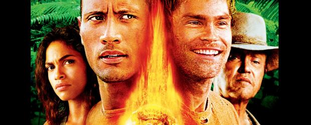 Welcome to the Jungle - Welcome to the Jungle - Artwork: Mariana (Rosario Dawson, l.), Beck (Dwayne Johnson, 2.v.l.), Travis (Seann William Scott, 2.v.r.) und Hatcher (Christopher Walken, r.) ... © 2004 Sony Pictures Television International. All Rights Reserved.