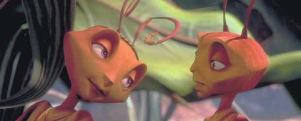 Antz - Was krabbelt da? - Als die abenteuerlustige Prinzessin Bala (l.) inkognito eine Kneipe besucht, gerät sie an den aufmüpfigen Arbeiter Z (r.). Dieser will sich nicht länger fremdbestimmen lassen ... © DreamWorks Distribution LLC