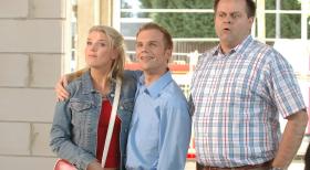 Die "DREISTEN DREI": (v.l.n.r.) Mirja Boes, Ralf Schmitz und Markus Majowski © Sat.1