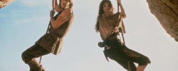 Die schöne und raubeinige Morgan (Geena Davis, l.) kann dem Charme des wortgewandten Diebes William (Matthew Modine, r.) nicht lange widerstehen ... © VCL Communications