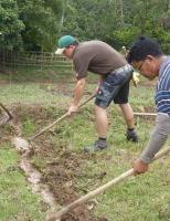Stellungswechsel - Tausche hoch technisierte Stelle als Landwirt in Deutschland gegen mühevolle Feldarbeit mit Wasserbüffel in Thailand! Genau auf dieses Job-Tausch-Abenteuer lassen sich die Jungbauern und Brüder Julian (22) und Niklas (19) Kömpel aus Großenlüder bei Fulda ein. © kabel eins