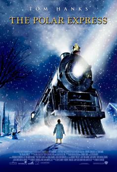 Der Polarexpress - Durch die weiße, verschneite Winterlandschaft schnauft eine große Dampflok heran und stoppt direkt vor dem Haus eines kleinen Jungen ... © Warner Bros. Pictures