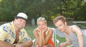 Sommerspaß mit "DIE DREISTEN DREI - DIE COMEDY WG" mit (v.l.n.r.) Markus Majowski, Mirja Boes, Ralf Schmitz © Sat.1
