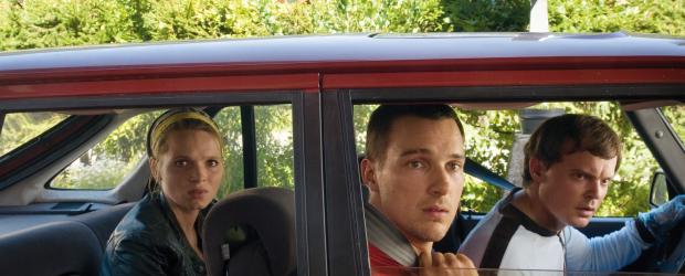 Vincent will Meer - Begeben sich auf eine ganz besondere Reise: Vincent (Florian David Fitz, M.), Marie (Karoline Herfurth, l.) und Alexander (Johannes Allmayer, r.) ... © 2010 Constantin Film Verleih