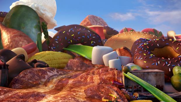 Wolkig mit Aussicht auf Fleischbällchen - Wolkig mit Aussicht auf Fleischbällchen ... © 2009 Sony Pictures Animation Inc. All Rights Reserved.