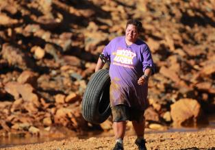 The Biggest Loser - Bei den Wettkämpfen geht es ganz schön zur Sache. Die Kandidaten sind mit vollem Körpereinsatz dabei, schließlich wollen alle die 25.000 Euro Siegprämie gewinnen ... © Enrique Cano SAT.1
