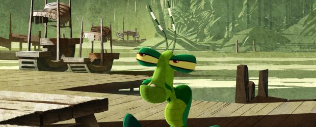 Den kleinen Mantis bringt nichts so leicht aus der Ruhe - außer vielleicht eine weibliche Gottesanbeterin ... © 2008 DREAMWORKS ANIMATION LLC. ALL RIGHTS RESERVED.