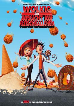 Wolkig mit Aussicht auf Fleischbällchen - Wolkig mit Aussicht auf Fleischbällchen - Plakatmotiv © 2009 Sony Pictures Animation Inc. All Rights Reserved.