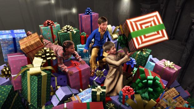 Der Polarexpress - Hautnah erleben die Kinder mit, wo die Geschenke herkommen und wie sie verteilt werden - sind ihre Zweifel, ob es den Weihnachtsmann wirklich gibt nun endlich beseitigt? © Warner Bros. Pictures