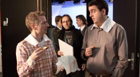 Chaos vorprogrammiert: Bastian Pastewka (Bastian Pastewka, r.) und Michael Kessler, l. ... © Sat.1